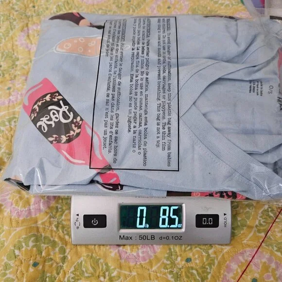 Little Blue House Women's Graphic Short Sleeve Sleepshirt One Size NEW - Picture 3 of 9